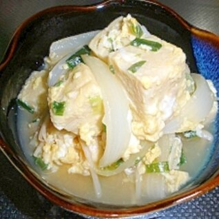 高野豆腐の卵とじ
